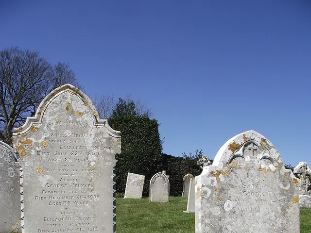 Elderly motorist encounters deceased twins in a cemetery parking area