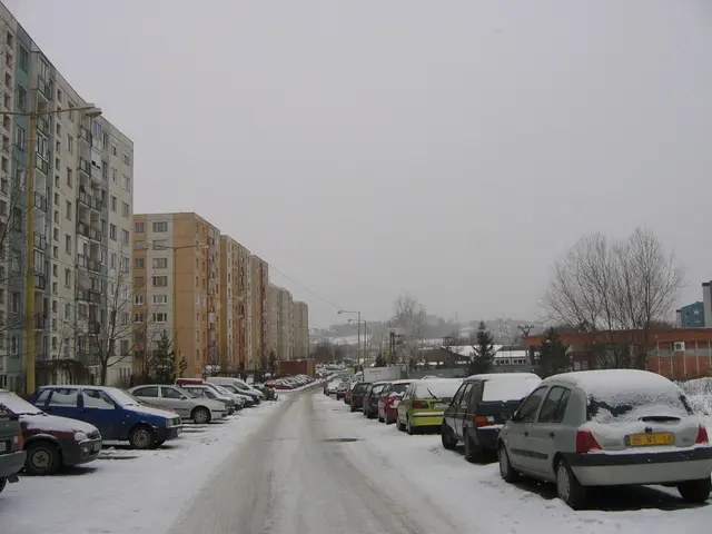 Winter maintenance equipment at the ready in Rodgau: Ensuring safe travel by clearing roads and...
