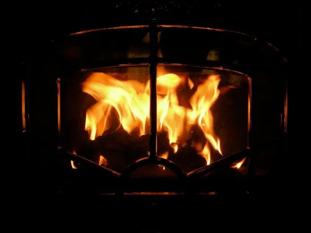 Barn ablaze
