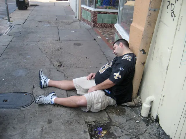 Individual found napping on the street transported to a detoxification facility