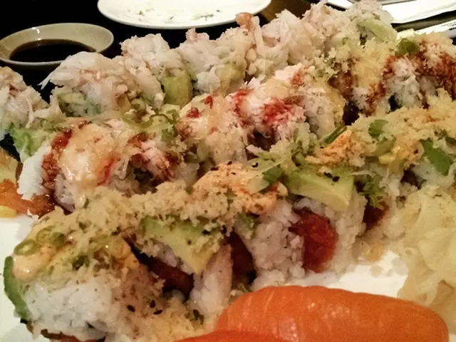 Grilled Salmon Served With Creamy Avocado-Dill Yogurt Sauce