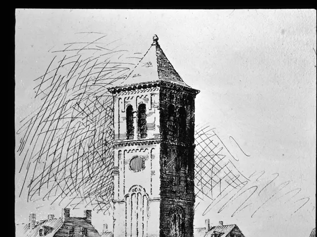 Towering timepieces made of concrete on the Green Ribbon boundary, at the border tower of Rhodes