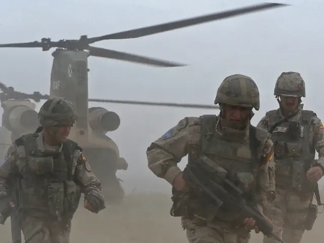 Military Personnel Plunges Multiple Metres into the Ocean.