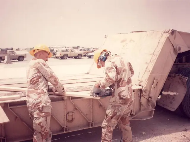 Tractor owned by Buntekuh, a Polish company, sheds tractor at an intersection