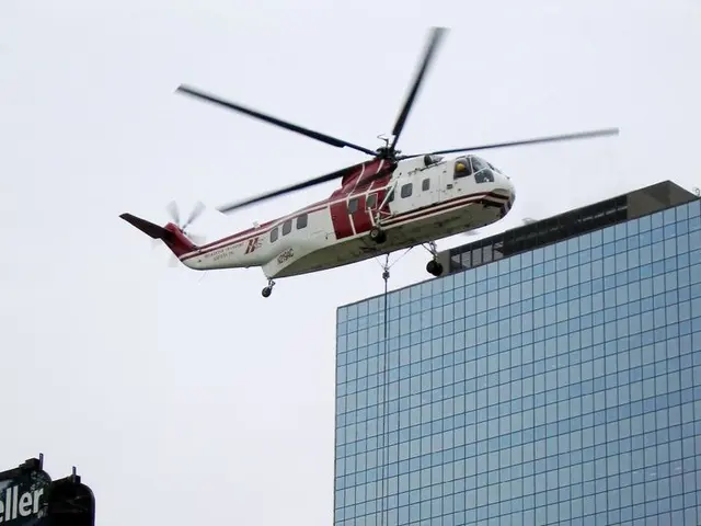 Hospital authorities in Heidenheim, Brenz arranged for the evacuation of a severely injured woman...