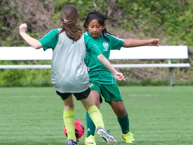 Girls' soccer team from Simon Kenton triumphantly ends their losing string against Notre Dame,...