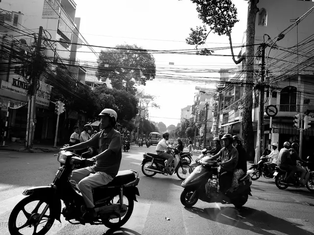 Construction work on Goldinger Street's roadways