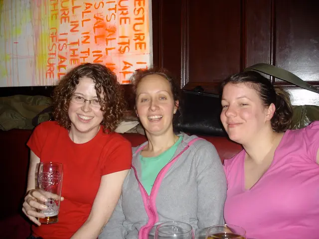 Dakota Fanning and Elle Fanning attend and celebrate the climactic match of the U.S. Men's Tennis...