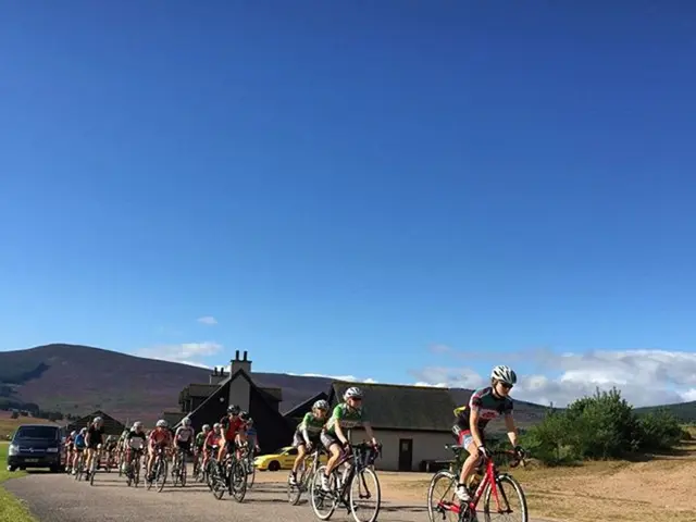 Cyclist Sandy Dujardin triumphs in the Maryland Cycling Classic, maintaining substantial tire...