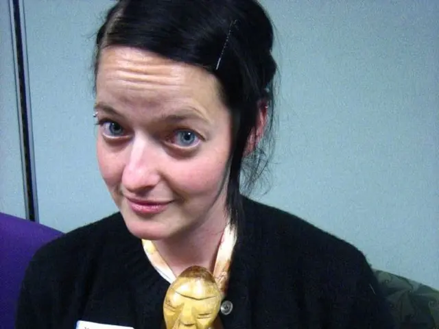 Airline staff allegedly enforced dress code on a disgruntled radio personality, citing her cleavage...