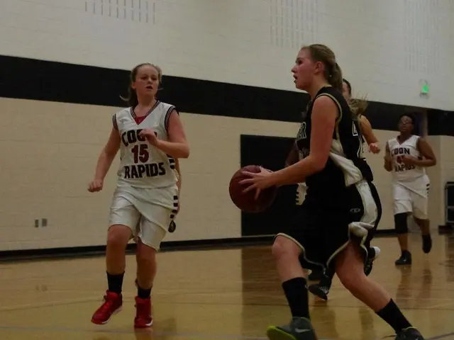 Athletes stand in solidarity with Mumbru in a public display of support.