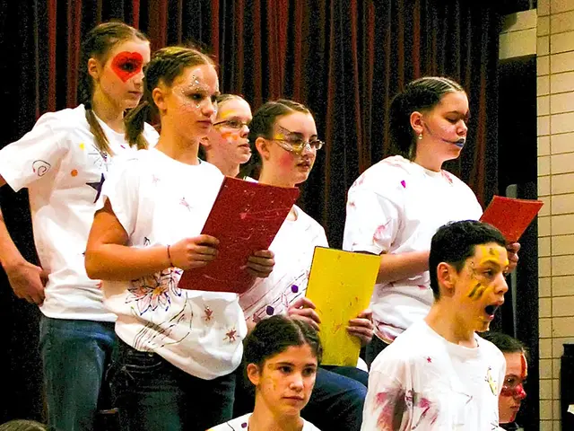 Maddie Ziegler and Millie Bobby Brown make a joint appearance on the 2017 Teen Choice Awards red...